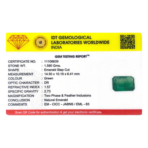 Zambian Emerald - 7.9 Carat