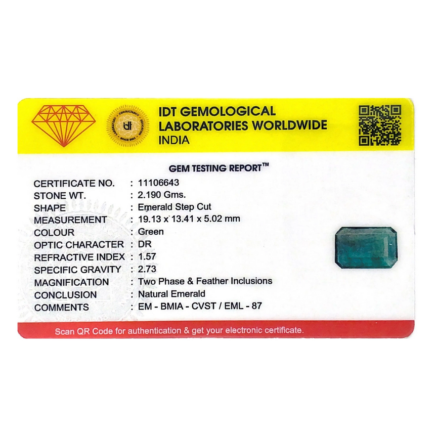 Zambian Emerald - 10.95 Carat