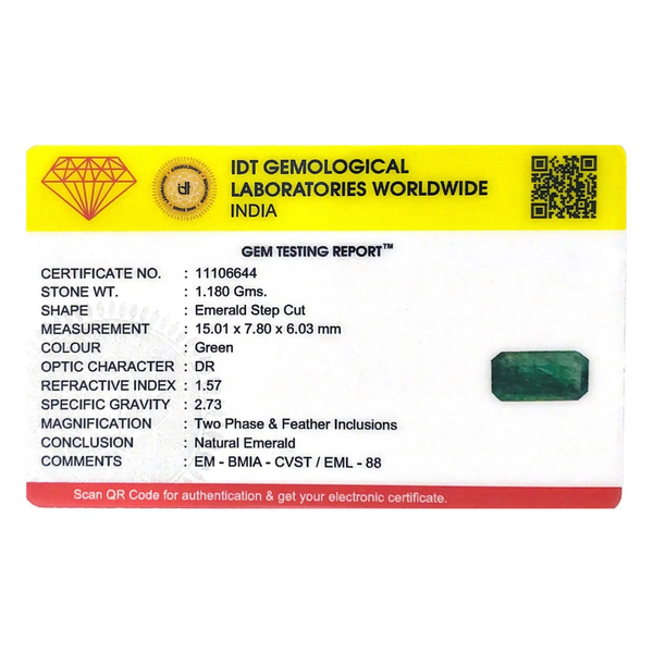 Zambian Emerald - 5.9 Carat