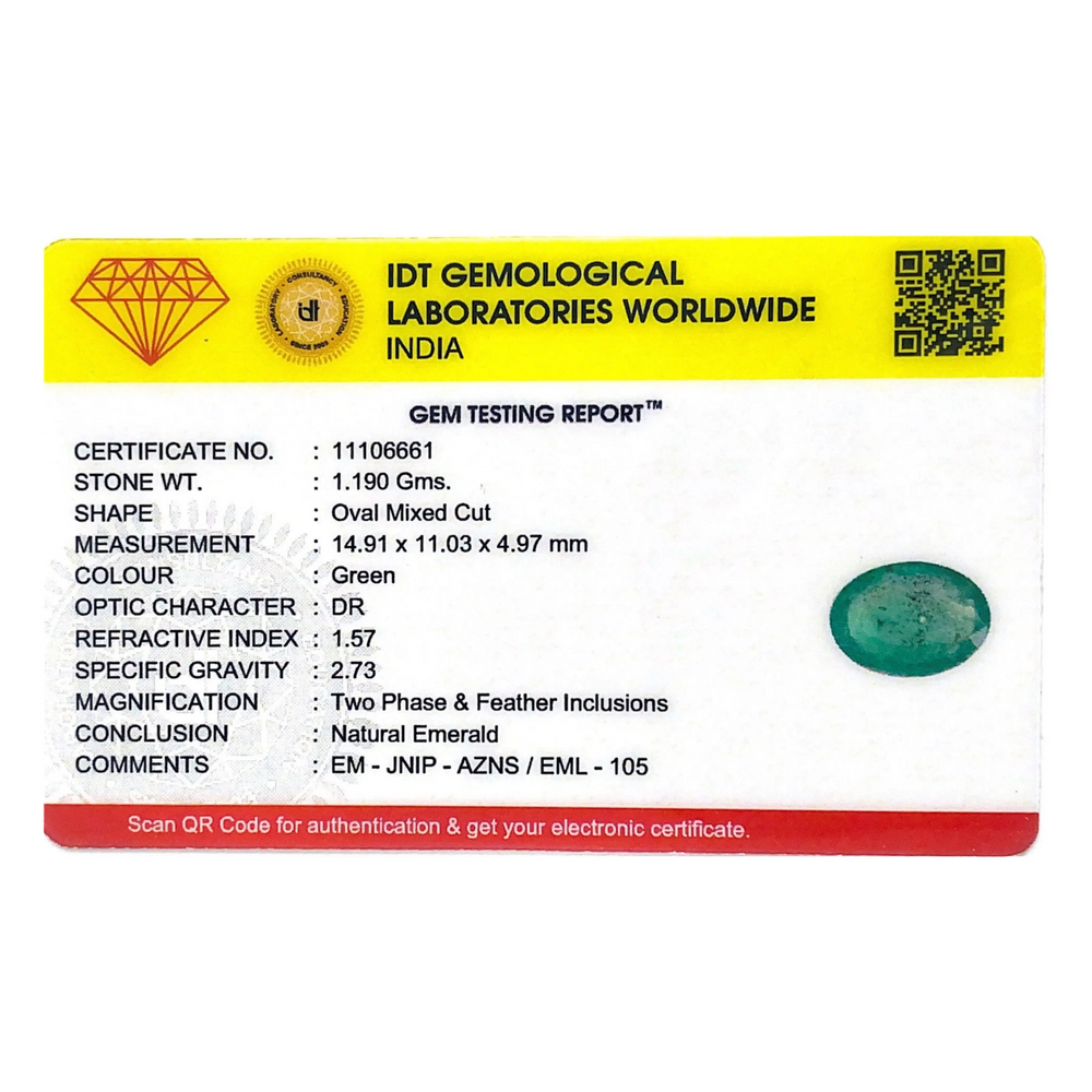 Zambian Emerald - 5.95 Carat
