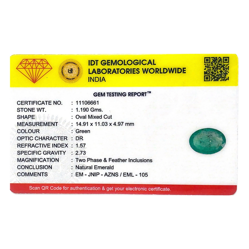 Zambian Emerald - 5.95 Carat