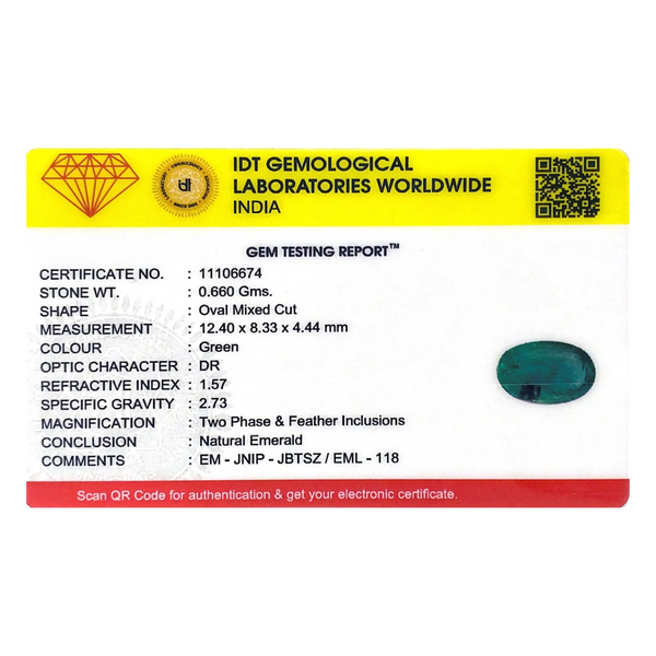 Zambian Emerald - 3.3 Carat