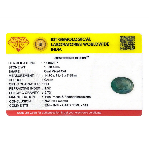Zambian Emerald - 9.35 Carat