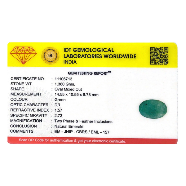 Zambian Emerald - 6.9 Carat