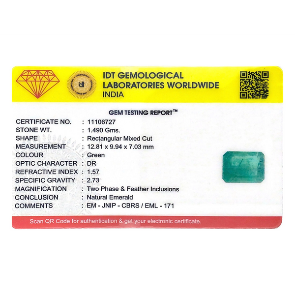 Zambian Emerald - 7.45 Carat