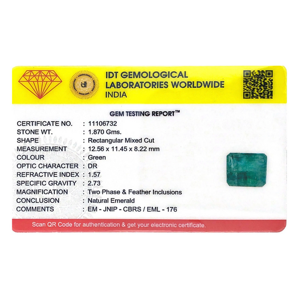 Zambian Emerald - 9.35 Carat
