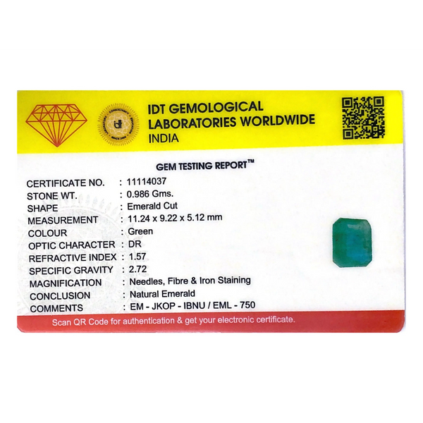 Zambian Emerald - 4.93 Carat
