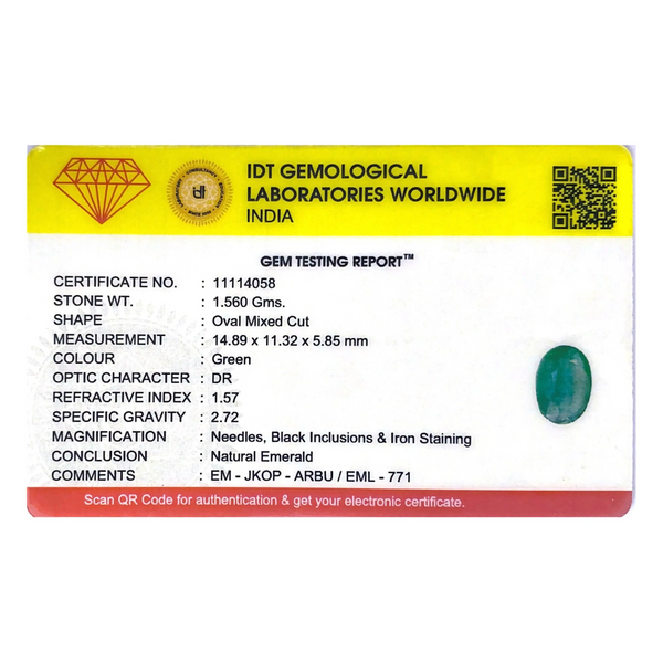 Zambian Emerald - 7.8 Carat