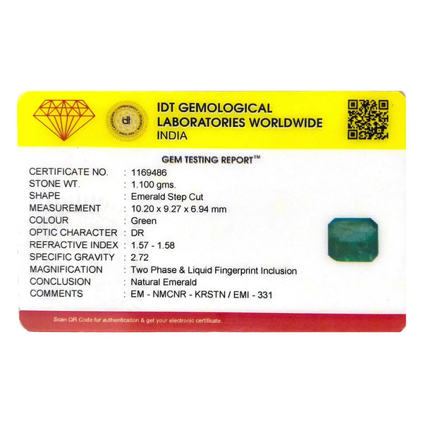 Zambian Emerald - 5.5 Carat - Pramogh