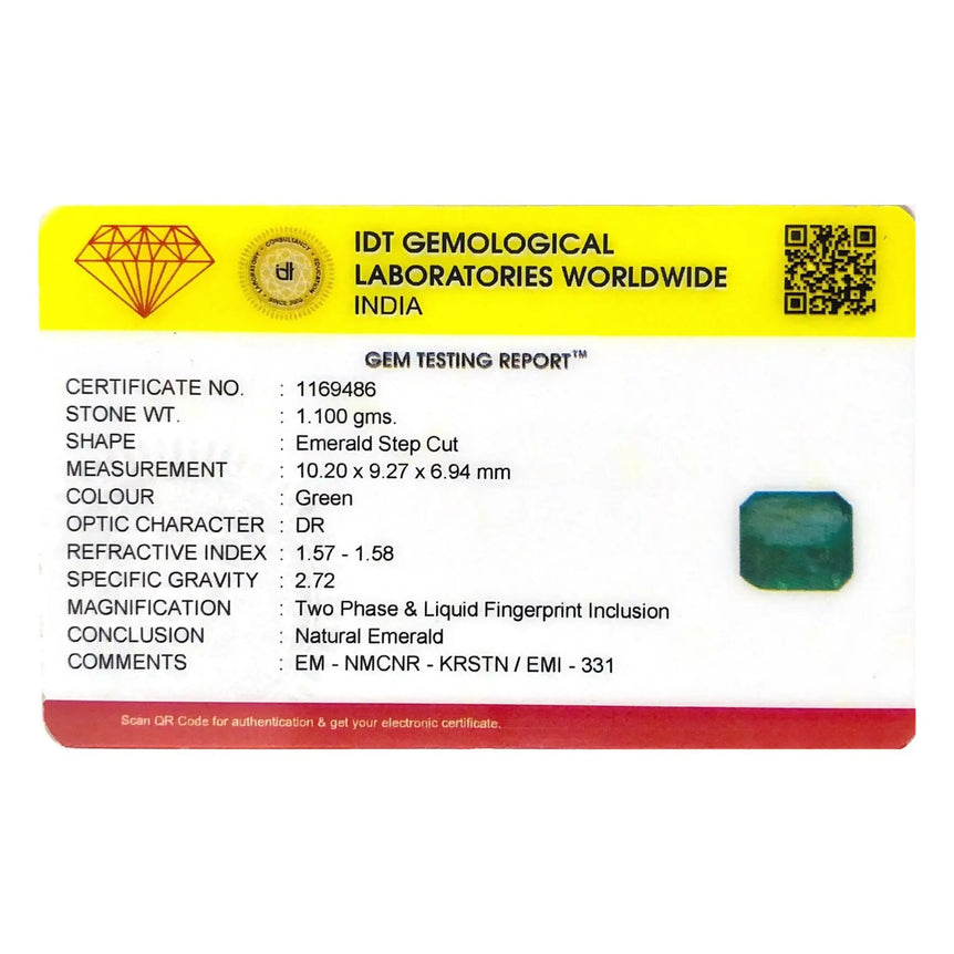 Zambian Emerald - 5.5 Carat - Pramogh