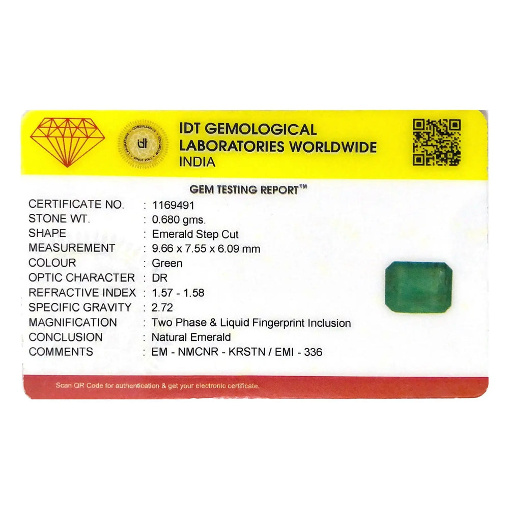 Zambian Emerald - 3.4 Carat - Pramogh