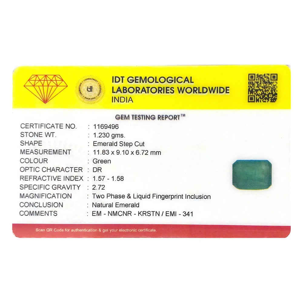 Zambian Emerald - 6.15 Carat - Pramogh
