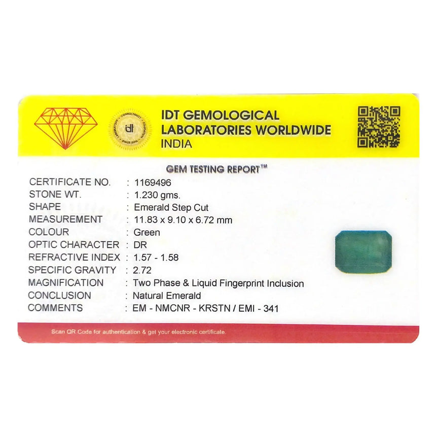 Zambian Emerald - 6.15 Carat - Pramogh