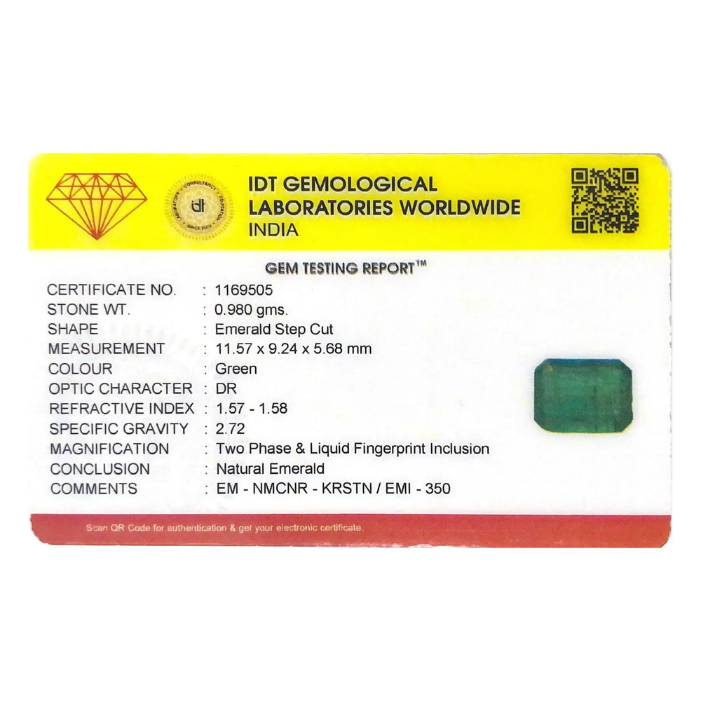 Zambian Emerald - 4.9 Carat - Pramogh