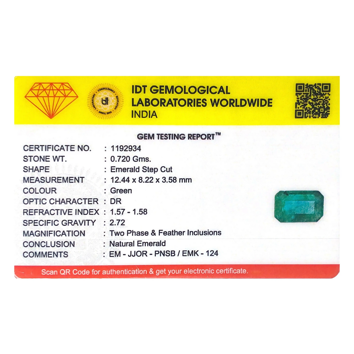 Zambian Emerald - 3.6 Carat