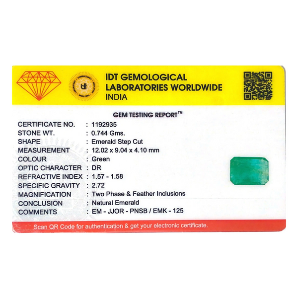Zambian Emerald - 3.72 Carat
