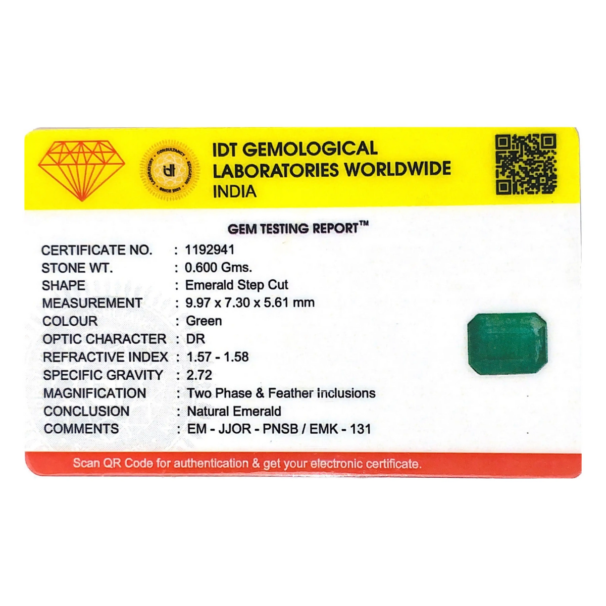 Zambian Emerald - 3 Carat