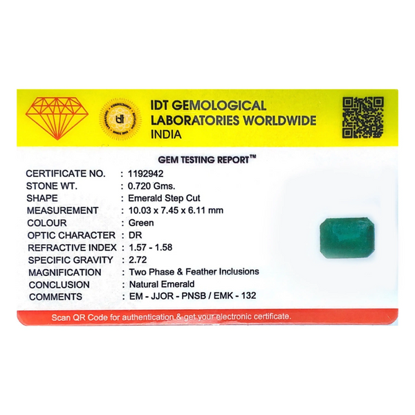 Zambian Emerald - 3.6 Carat