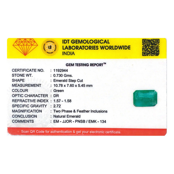 Zambian Emerald - 3.65 Carat