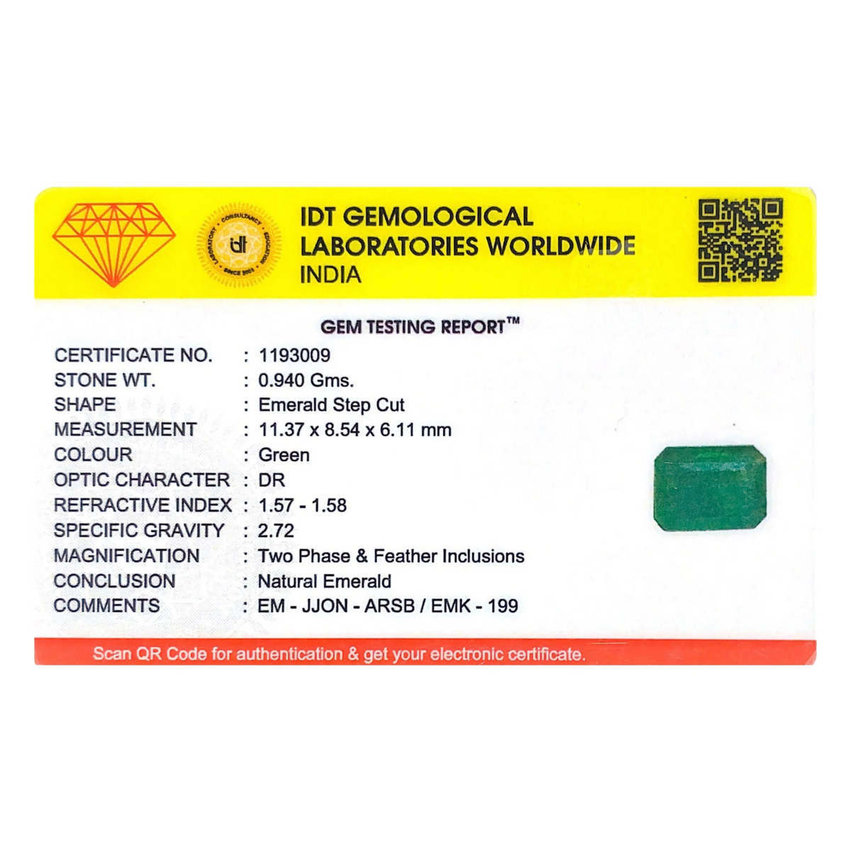 Zambian Emerald - 4.7 Carat