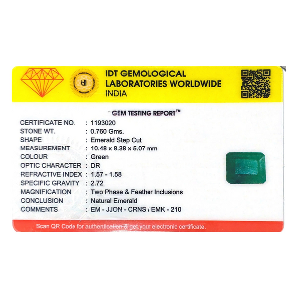 Zambian Emerald - 3.8 Carat