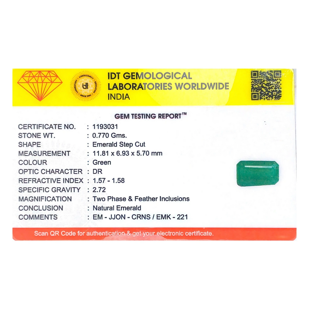 Zambian Emerald - 3.85 Carat