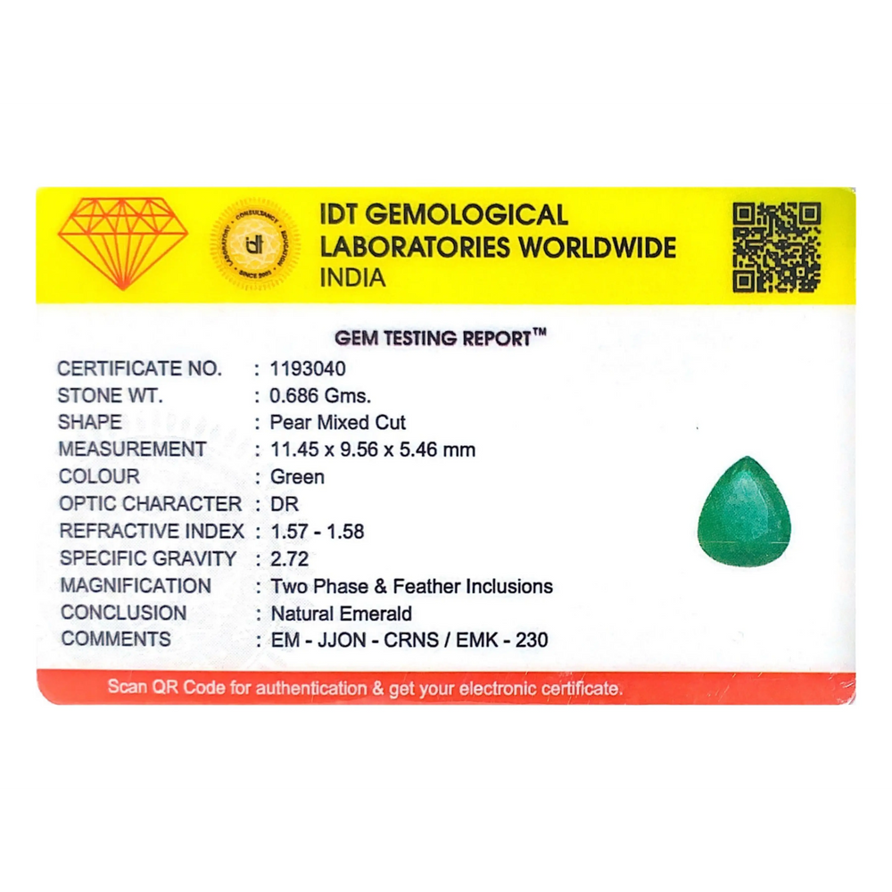 Zambian Emerald - 3.43 Carat