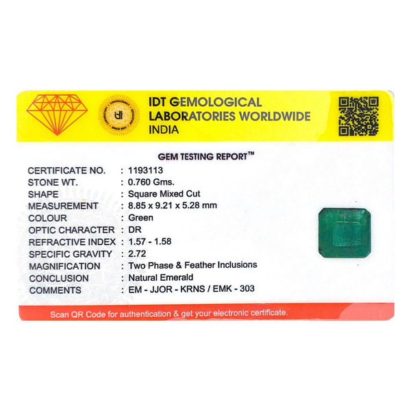 Zambian Emerald - 3.8 Carat