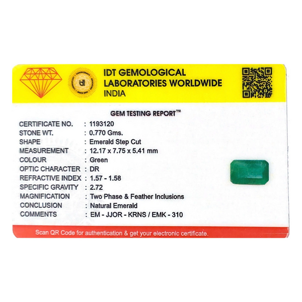 Zambian Emerald - 3.85 Carat
