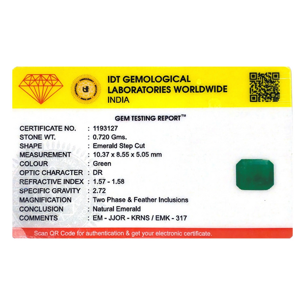 Zambian Emerald - 3.6 Carat