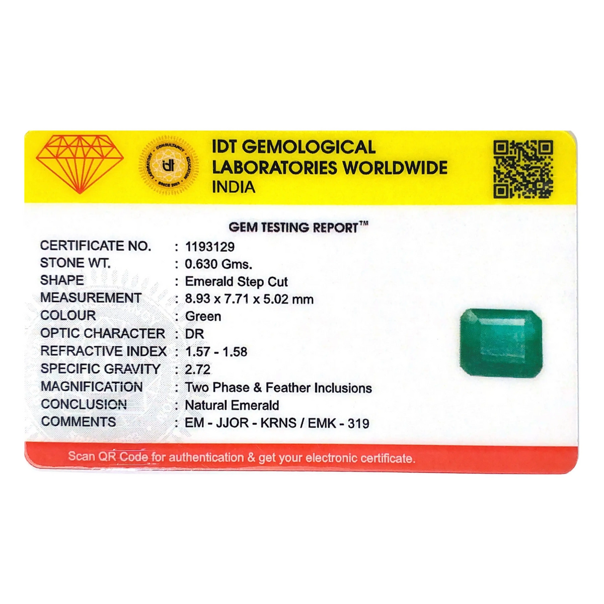 Zambian Emerald - 3.15 Carat