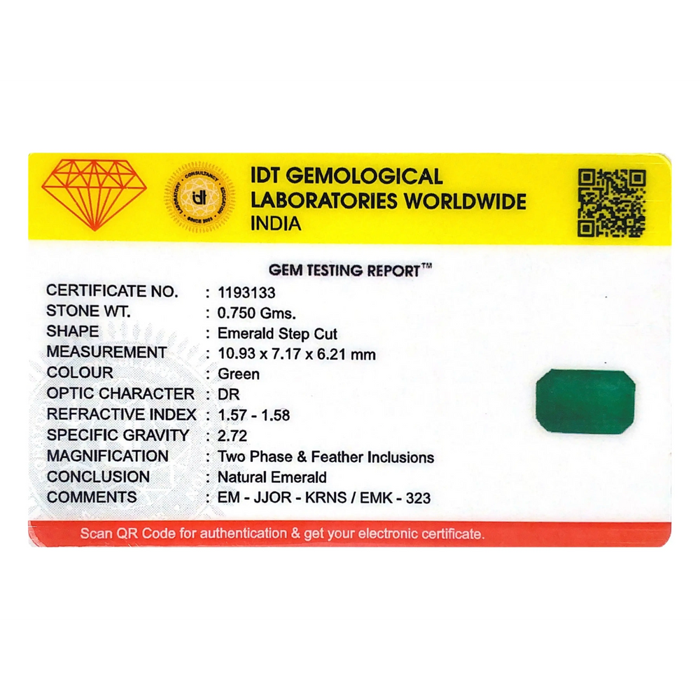 Zambian Emerald - 3.75 Carat