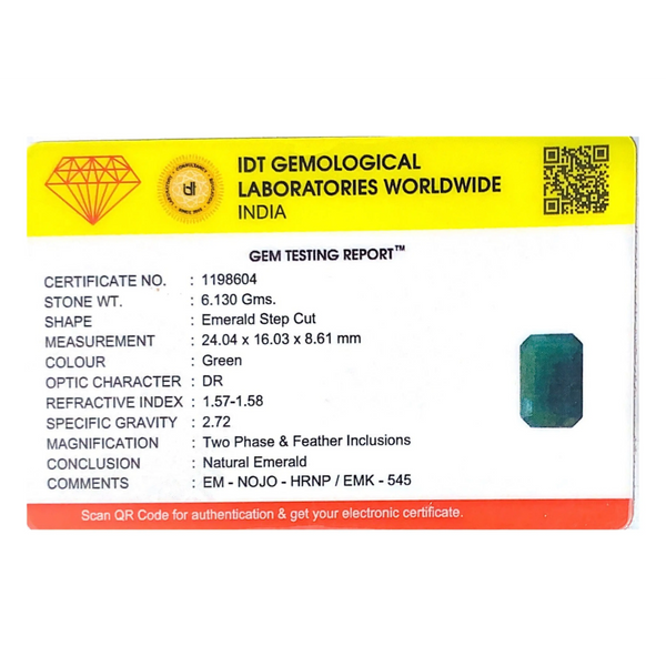 Zambian Emerald - 30.65 Carat