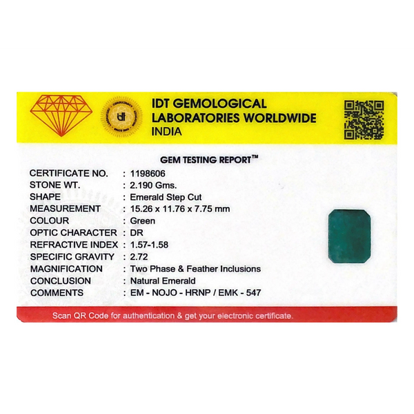 Zambian Emerald - 10.95 Carat