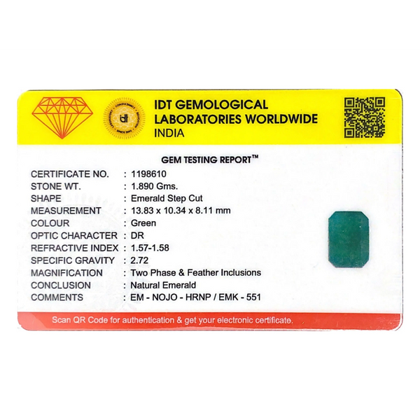 Zambian Emerald - 9.45 Carat