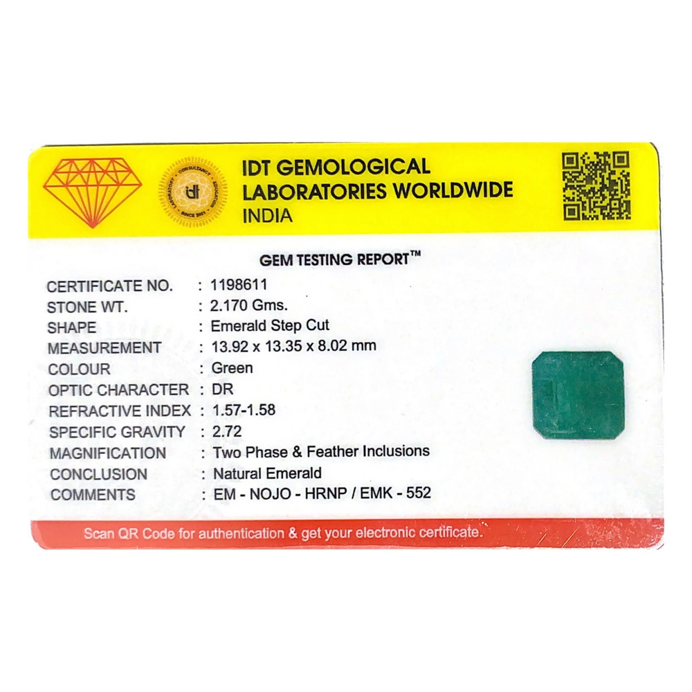 Zambian Emerald - 10.85 Carat