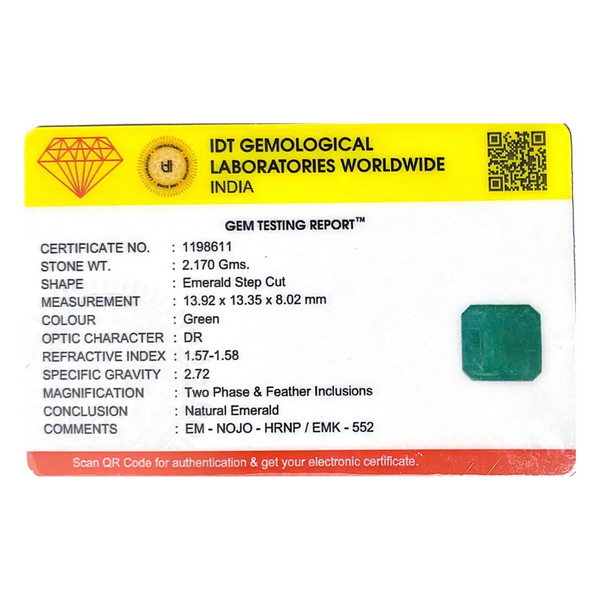 Zambian Emerald - 10.85 Carat