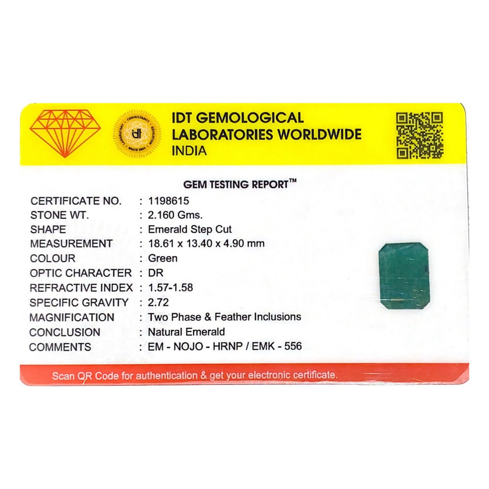 Zambian Emerald - 10.8 Carat