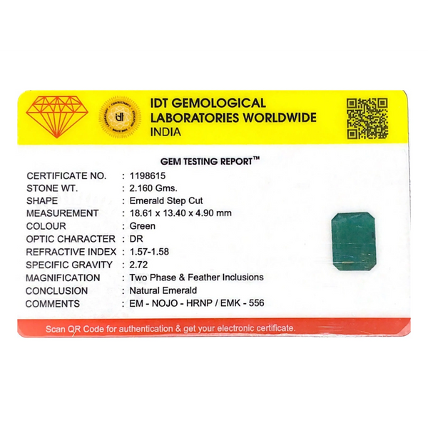 Zambian Emerald - 10.8 Carat