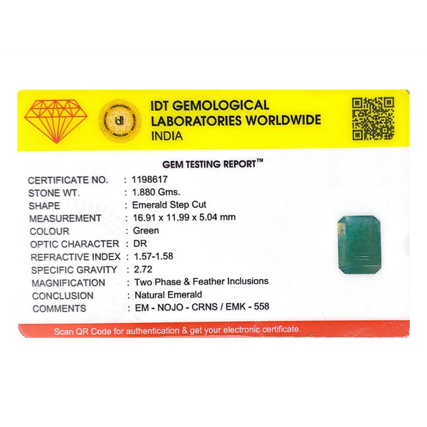 Zambian Emerald - 9.4 Carat