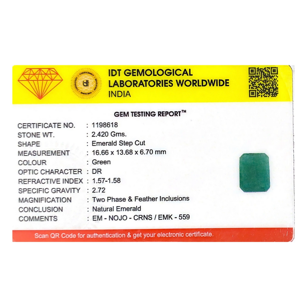 Zambian Emerald - 12.1 Carat