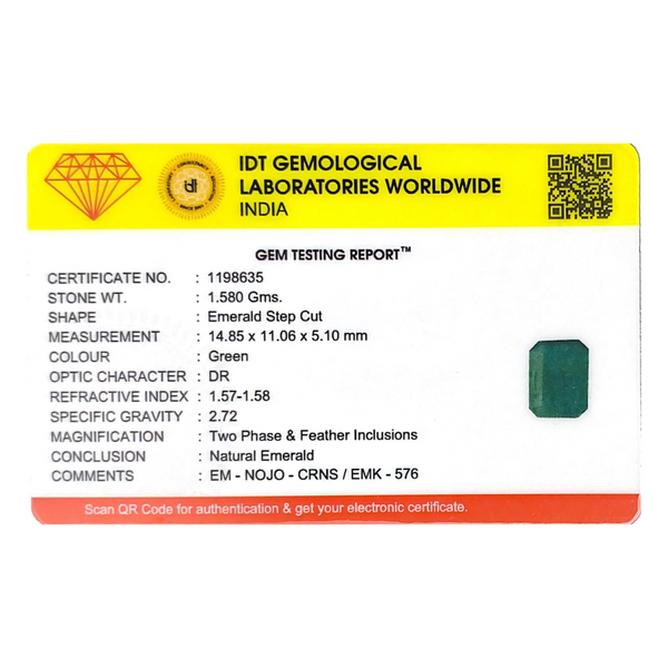 Zambian Emerald - 7.9 Carat