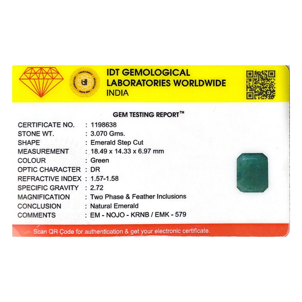 Zambian Emerald - 15.35 Carat