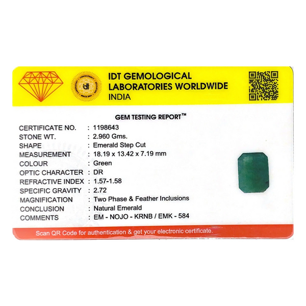 Zambian Emerald - 14.8 Carat