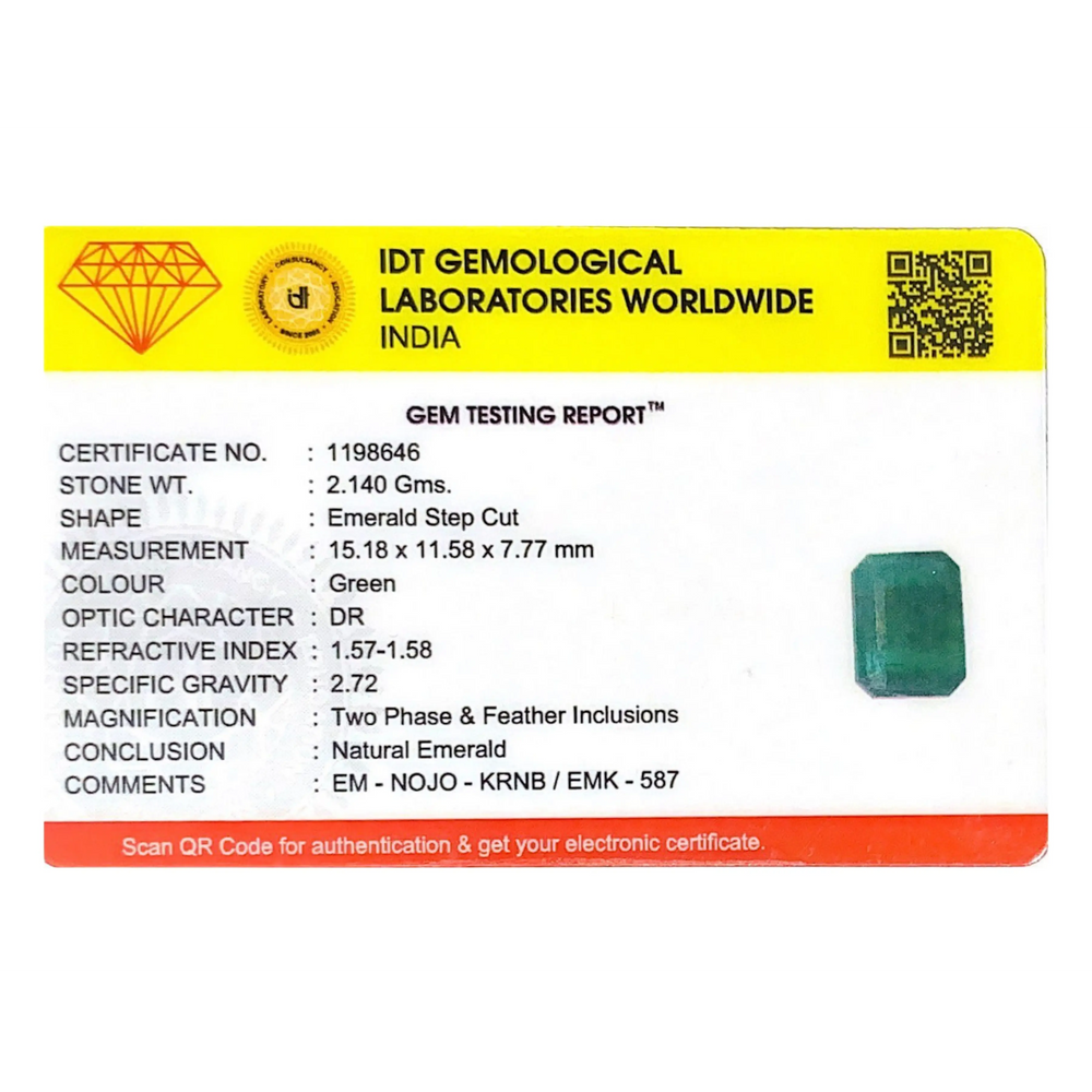 Zambian Emerald - 10.7 Carat