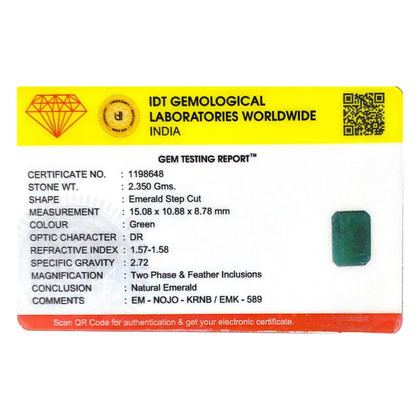 Zambian Emerald - 11.75 Carat