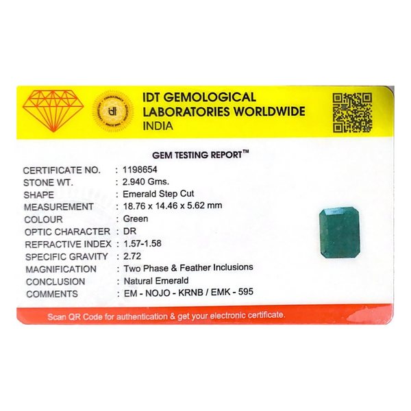 Zambian Emerald - 14.7 Carat