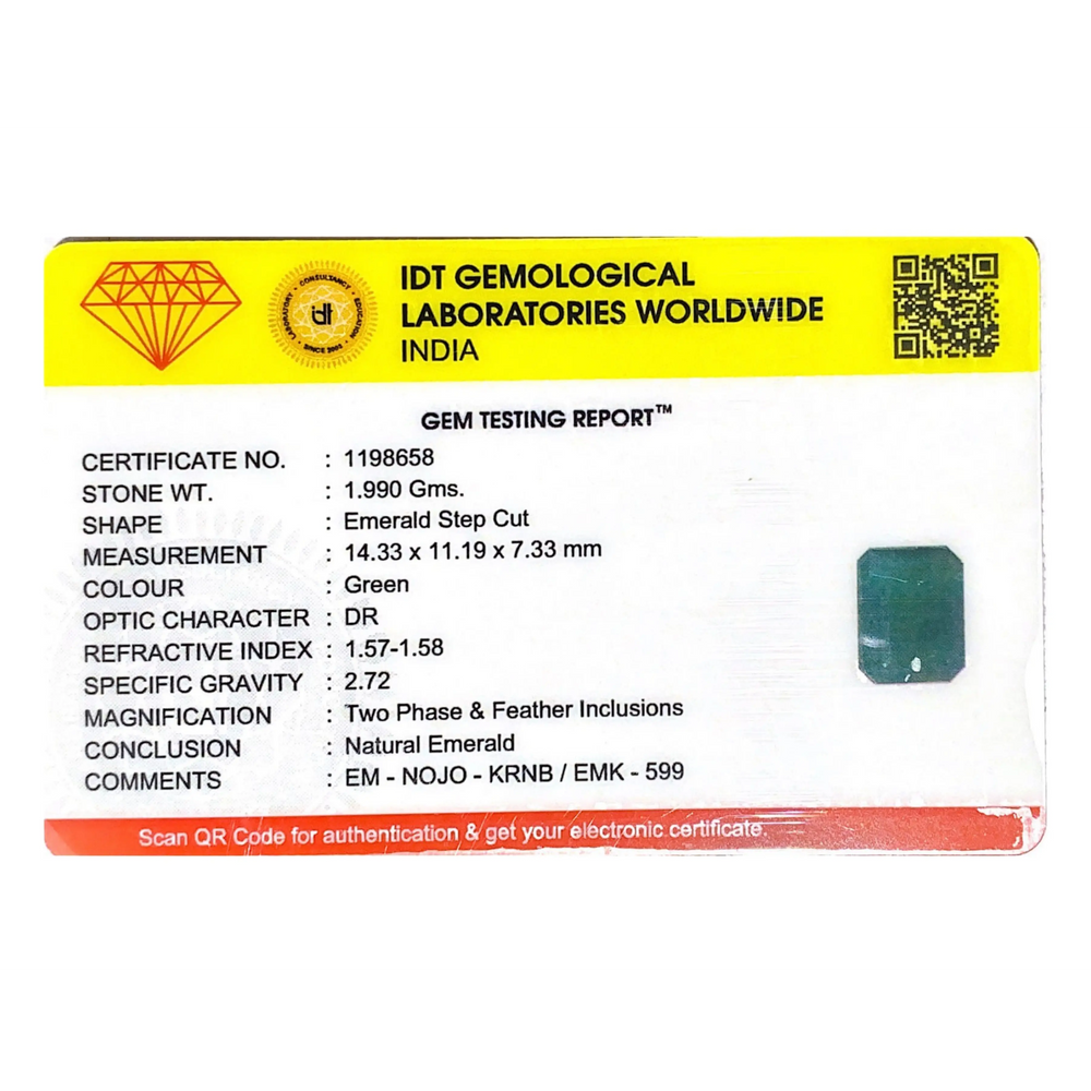 Zambian Emerald - 9.95 Carat