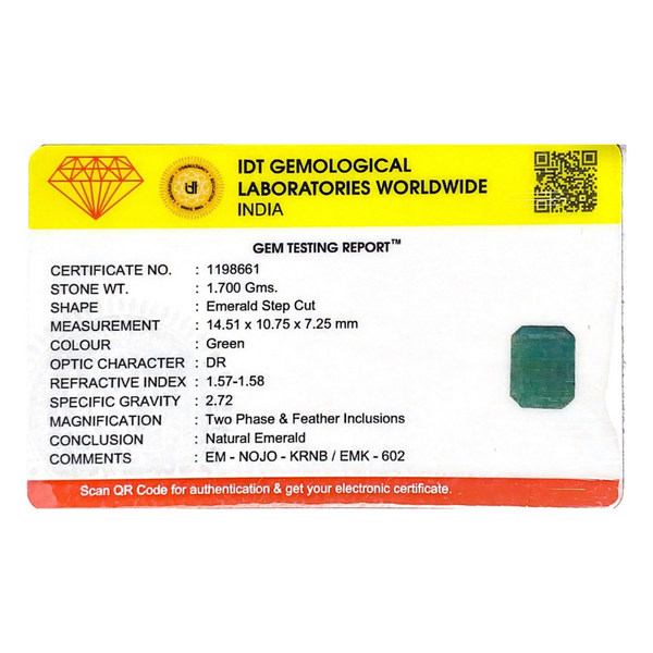 Zambian Emerald - 8.5 Carat
