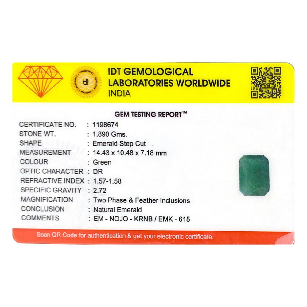 Zambian Emerald - 9.45 Carat